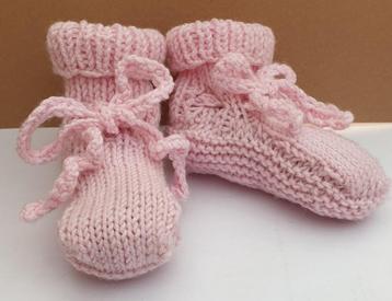 Chaussettes auto-tricotées pour nouveau-né, prématuré ou béb