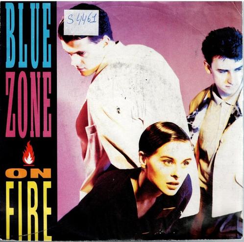 Vinyl, 7"   /   Blue Zone   – On Fire, Cd's en Dvd's, Vinyl | Overige Vinyl, Overige formaten, Ophalen of Verzenden