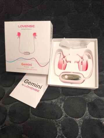 Lovense - Gemini Vibrerende Tepelklemmen beschikbaar voor biedingen