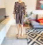 Jurk met leuke panterprint (maat S/M), Kleding | Dames, Maat 38/40 (M), Object, Ophalen of Verzenden, Zo goed als nieuw