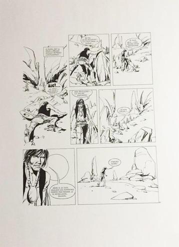 Reproducties stripplaten / reproductions planche BD W. Vance beschikbaar voor biedingen