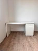 Bureau blanc Ikea, Maison & Meubles, Utilisé, Enlèvement ou Envoi, Bureau