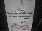 luxe nieuwe Lattenbodem , relax welness model, demonteerbaar, Ophalen, 90 cm, Eenpersoons, Nieuw
