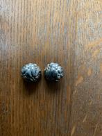 Vintage oorringen met bloemenmotief, Verzenden, Zo goed als nieuw