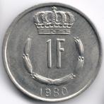 Luxemburg : 1 Frank 1980  Ref 5958, Postzegels en Munten, Ophalen of Verzenden, Losse munt, Overige landen