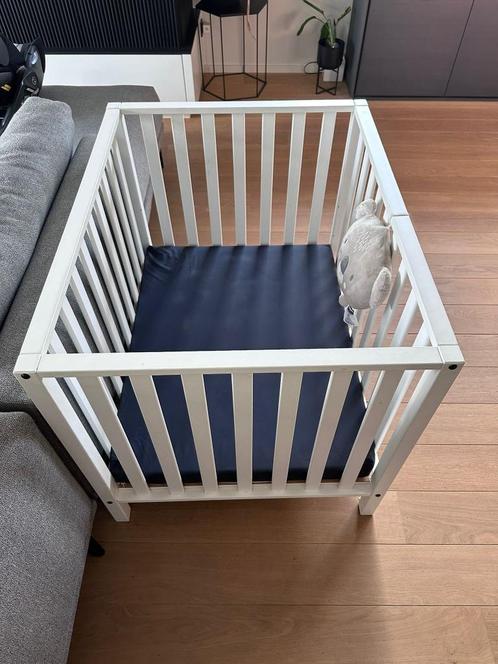 baby park TWF Box Fleur Zonder Lade Mat Wit, Kinderen en Baby's, Babyparken, Zo goed als nieuw, Rechthoekig, In hoogte verstelbaar