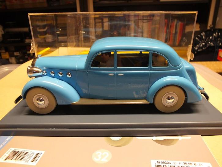 TINTIN KUIFJE 1/24 LA VOITURE DE LA CASTAFIORE, Hobby en Vrije tijd, Modelauto's | 1:24, Zo goed als nieuw, Auto, Overige merken