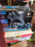 Volant, PS2, Logitech, Grand Turismo 4 boîte, Ophalen of Verzenden, Gebruikt