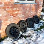 4 pneus neige montés sur jante à vendre, 15 pouces, Pneus hiver, Pneu(s), Enlèvement