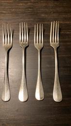4 fourchettes anciennes argentées 21 cm, Maison & Meubles, Cuisine | Couverts, Couverts en vrac, Argent, Utilisé, Enlèvement ou Envoi