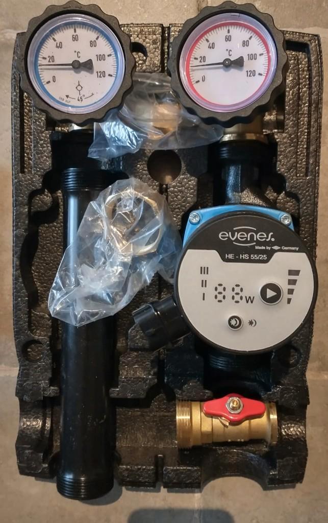 Circulatiepomp: Evenes type HE-HS 55/25 (ongebruikt), Bricolage & Construction, Chauffe-eau & Boilers, Neuf, Élément, Enlèvement