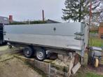 Elektrische tri-dumptrailer, Ophalen, Gebruikt