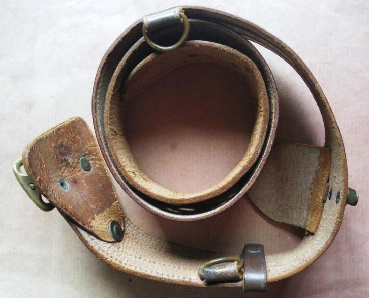 Ceinturon Sam Brown belge nominatif des années 1950, Verzamelen, Militaria | Tweede Wereldoorlog, Landmacht, Overige typen, Verzenden