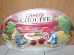 Zeldzaam reclamebord Cherry Chouffe, Verzamelen, Ophalen of Verzenden, Nieuw, Reclamebord, Plaat of Schild, Overige merken