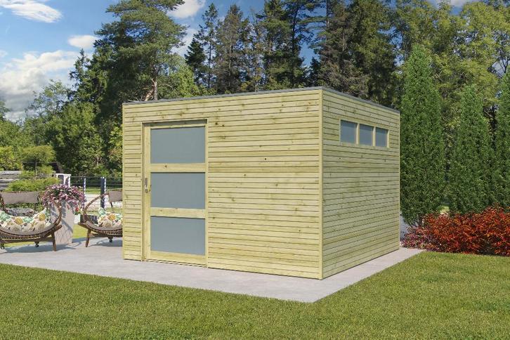 Tuinhuis QBS 300x300cm, Tuin en Terras, Tuinhuizen, Nieuw, Tuinhuis, Hout, 250 tot 300 cm, 200 tot 400 cm, 1 raam, Ophalen of Verzenden