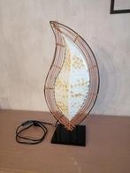 Mooie sierlamp op voet, Enlèvement, Comme neuf, Verre, 50 à 75 cm