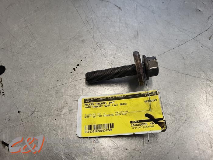 Krukas tandwiel bout van een Ford Transit Custom, Auto-onderdelen, Motor en Toebehoren, Ford, Gebruikt, 3 maanden garantie, Ophalen of Verzenden