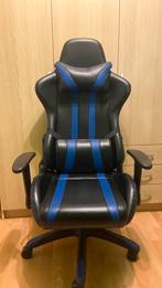 Gamestoel, Huis en Inrichting, Bureaustoelen, Ophalen, Zwart, Zo goed als nieuw, Gaming bureaustoel