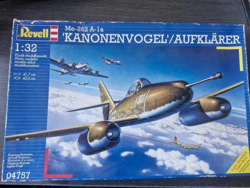 Revell Me262 A-1a Kanonenvogel/Aufklärer 1/32, Hobby en Vrije tijd, Modelbouw | Vliegtuigen en Helikopters, Gebruikt, Vliegtuig