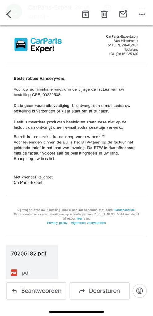 Ongebruikte Wandpalen Citroën Berlingo van Careparts Expert, Auto-onderdelen, Interieur en Bekleding, Citroën, Ophalen
