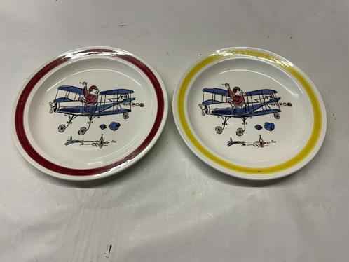 Unieke Vintage Dessertbordjes – Royal Sphinx Dubbeldekker Vl, Antiek en Kunst, Antiek | Servies los, Ophalen of Verzenden