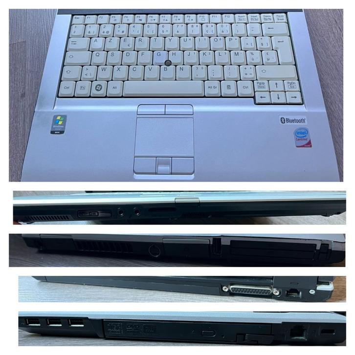 4 oude laptops 3x Fujitsu Siemens + 1x ACER, Computers en Software, Windows Laptops, Gebruikt, 15 inch, HDD, 2 tot 3 Ghz, Minder dan 4 GB