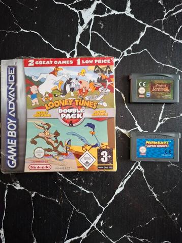 4 Gameboy Advance-spellen! Mario Kart enz... beschikbaar voor biedingen
