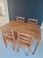 Eettafel Jokkmokk + 7 stoelen, Huis en Inrichting, Ophalen, Gebruikt, 100 tot 150 cm, 50 tot 100 cm