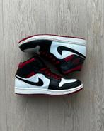 Air jordan 1 mid, rood wit en zwart, Ophalen, Wit, Nike, Zo goed als nieuw