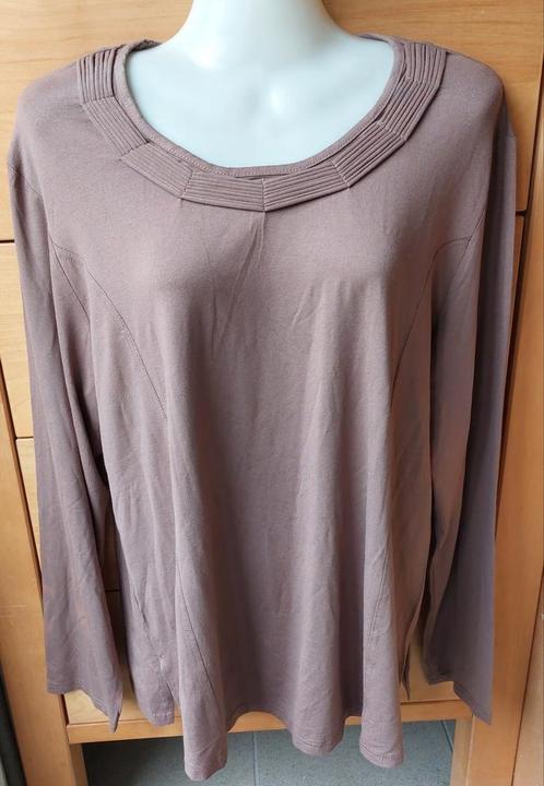 Elizabeth blouse maat 5, Kleding | Dames, Grote Maten, Gedragen, Bruin, Ophalen of Verzenden