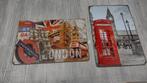 metalen platen London Nieuw, 20 x 30 cm- 2 stuks, Ophalen, Nieuw