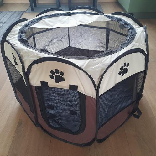 Opvouwbare bench / puppyren, Dieren en Toebehoren, Hondenbenches, Nieuw, Ophalen