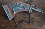 Diverse - Houten replica kruithoorn., Ophalen of Verzenden, Overige soorten, Overige typen