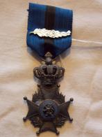 Medaille Ridder in de order van leopold II, Verzamelen, Ophalen of Verzenden, Landmacht, Lintje, Medaille of Wings