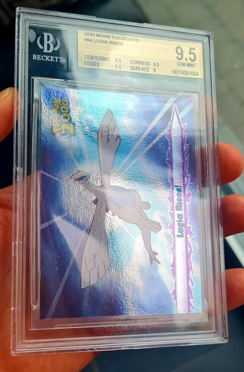 Pokemon the movie 2000 topps lugia rises holofoil, Hobby en Vrije tijd, Verzamelkaartspellen | Pokémon, Zo goed als nieuw, Ophalen of Verzenden