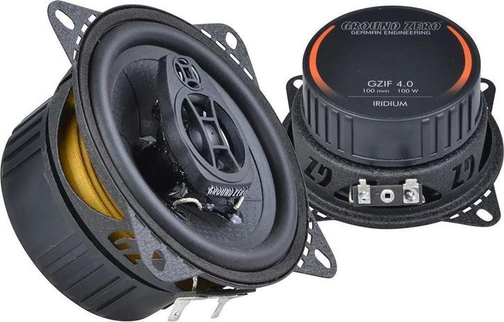 Ground Zero GZIF 4.0 - Autospeakers – 10cm, Auto diversen, Autospeakers, Nieuw, Ophalen of Verzenden