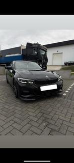 BMW 320D M-Sportpakket, Auto's, Automaat, Lederen bekleding, Achterwielaandrijving, Zwart
