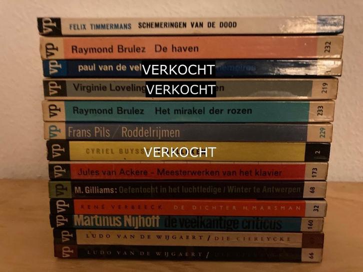 “Vlaamse pockets-reeks”, Livres, Romans, Utilisé, Belgique, Enlèvement ou Envoi