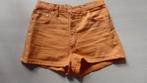 oranje jeans short - medium - nieuw, Oranje, Maat 38/40 (M), Kort, Zo goed als nieuw