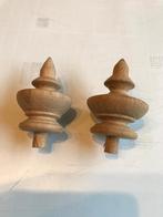 klok onderdelen in beuken hout, Ophalen