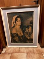 Groot frame met zigeunerprint — Vintage, Ophalen