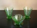 Trois verres en cristal de Baccarat 1930-1942, Antiquités & Art, Enlèvement