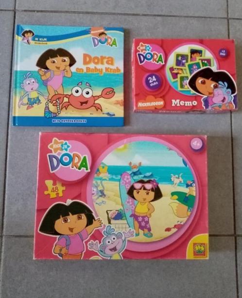 Dora The Explorer : leesboek / kijkboek memo, kinderpuzzel, Kinderen en Baby's, Speelgoed | Kinderpuzzels, Zo goed als nieuw, 2 tot 4 jaar