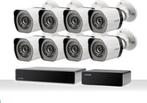 Zmodo ZS-2NL8-W Full HD 1080p sPoE Camerasysteem wit, Audio, Tv en Foto, Videobewaking, Nieuw, Buitencamera, Ophalen of Verzenden