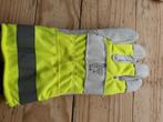 Werkhandschoen reflectiehandschoen leder maat 8, Doe-het-zelf en Bouw, Ophalen of Verzenden, Zo goed als nieuw