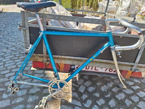 Francesco Moser retro frame met Campagnolo onderdelen, Fietsen en Brommers, Fietsen | Oldtimers, Ophalen