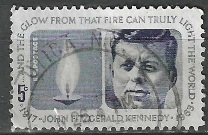 USA 1964 - Yvert 762 - John Fitzgerald Kennedy (ST), Postzegels en Munten, Postzegels | Amerika, Gestempeld, Verzenden