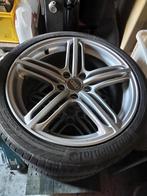 4 zomerbanden met velgen voor audi, Auto-onderdelen, Banden en Velgen, Ophalen, 18 inch, Gebruikt, Velg(en)