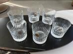 6 whiskyglazen in crystal, Verzamelen, Ophalen, Gebruikt, Overige typen