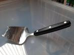Kaasschaaf zwart houten handvat, Ophalen, Zo goed als nieuw, Inox of Chroom, Los bestek